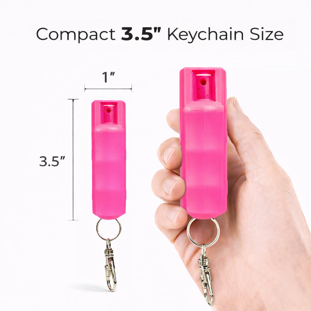 Pepper Spray for Self Defense - Max Strength OC Spray - Pink 1.2oz