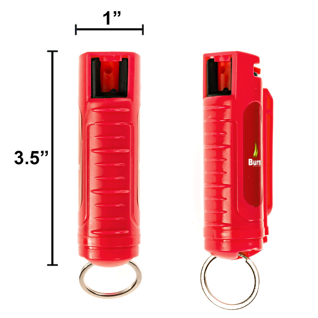 Red Pepper Spray Keychain Cute Pepper Spray Keychain Policestunguns