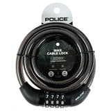 POLICE Bike Lock Cable Combination Bicycle Lock Cable Lock