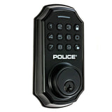 POLICE Keyless Entry Door Lock with Keypad Smart Deadbolt
