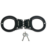 POLICE Handcuffs Triple Hinged Professional Heavy Duty Black