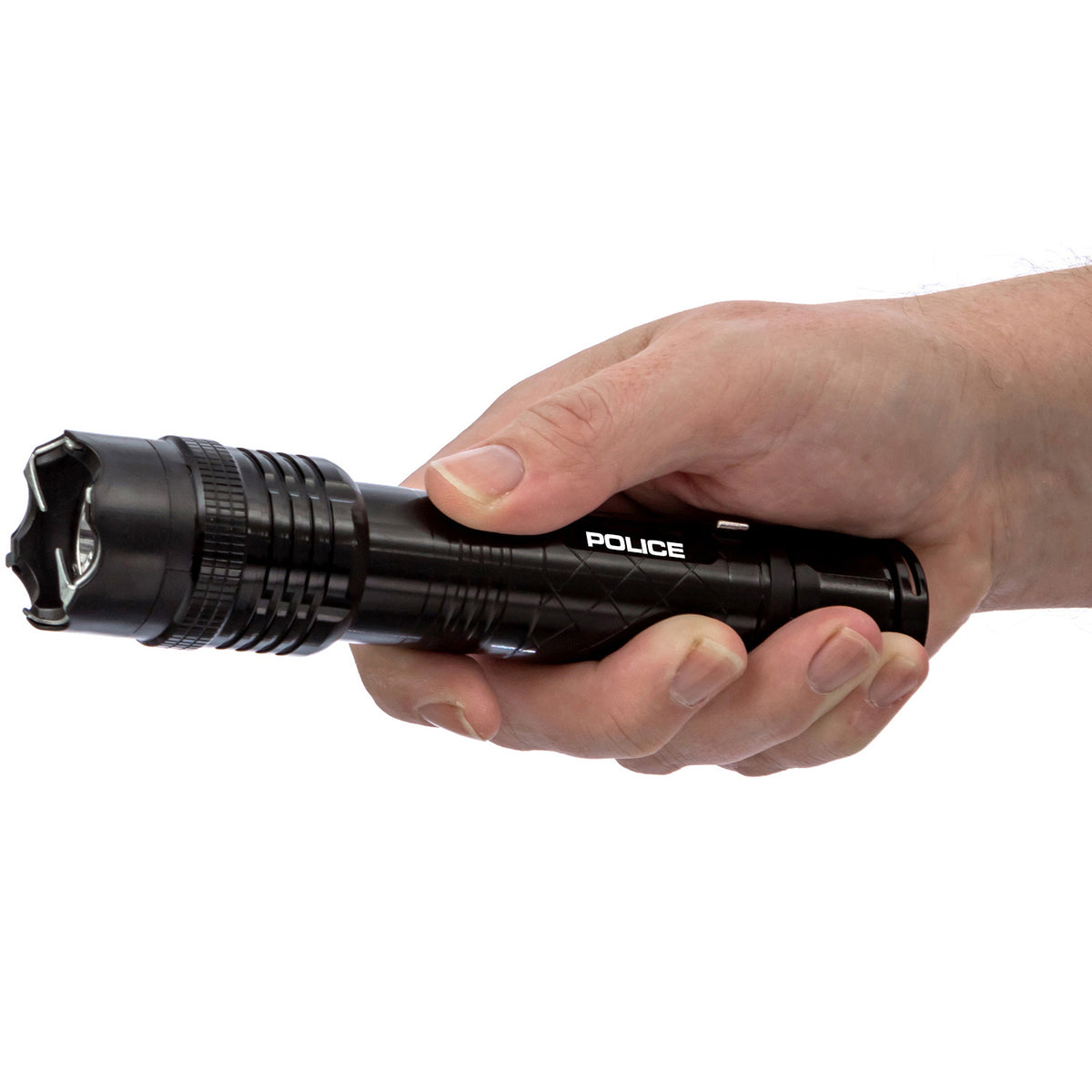  POLICE Stun Gun 1109 - Max Volt Rechargeable with LED Tactical  Flashlight : Sports & Outdoors