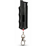 POLICE Personal Alarm Keychain For Women & Men – 130dB Siren Alarm, LED Flashlight with Strobe Light Rechargeable Safety Alarm - White