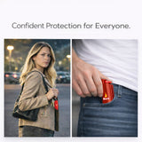 Burn Pepper Spray Keychain for Self Defense - Police Strength OC Spray - 1/2oz Red