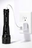 POLICE Stun Gun 1109 - Max Voltage Heavy Duty Metal Rechargeable With LED Flashlight