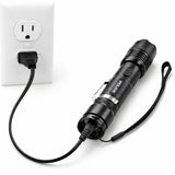POLICE Stun Gun 1158 - Max Voltage Metal Rechargeable With LED Flashlight