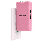 POLICE Stun Gun 800 - Max Voltage Rechargeable With LED Flashlight - Pink
