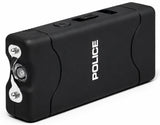 POLICE Stun Gun 800 - Max Voltage Rechargeable With LED Flashlight - Black