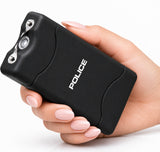 POLICE Stun Gun 800 - Max Voltage Rechargeable With LED Flashlight - Black