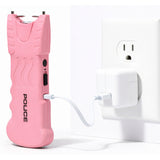 POLICE Stun Gun 916 - Max Voltage Rechargeable With LED Flashlight - Pink