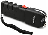 POLICE Stun Gun 928 - Max Voltage Rechargeable With LED Flashlight - Black