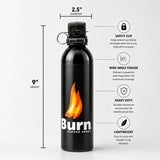 Burn Pepper Spray Self Defense - Max Strength OC Spray - Heavy Duty Home Defense Security Fogger - 20 fl oz