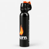 BURN Pepper Spray Self Defense Fogger - Max Strength Heavy Duty OC Spray in Portable Fire Master Canister - 10 fl oz