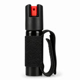 Burn Pepper Spray for Self Defense - Max Strength OC Spray with Security Hand Strap - 0.84 fl oz Black