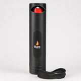 BURN 3-in-1 Max Strength Pepper Spray for Self Defense, Built in 130dB Personal Safety Alarm and LED Flashlight, USB Rechargeable Black