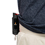 Burn Pepper Spray for Self Defense 1/2oz Keychain Case Black