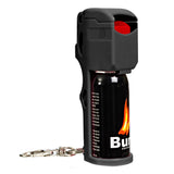 Burn Pepper Spray for Self Defense 1/2oz Keychain Case Black