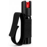 Burn Pepper Spray for Self Defense - Max Strength OC Spray with Security Hand Strap - 0.84 fl oz Black