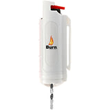 Burn Pepper Spray Self Defense 1/2oz Keychain Case White