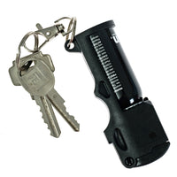 Burn Pepper Spray for Self Defense 1/2oz Keychain Case Black