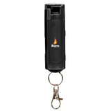 Burn Pepper Spray for Self Defense 1/2oz Keychain Case Black