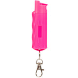 Burn Pepper Spray Self Defense 1/2oz Keychain Case Pink