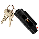 Burn Pepper Spray for Self Defense 1/2oz Keychain Case Black
