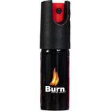 Burn Pepper Spray Self Defense 1/2oz Keychain Case