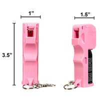 Burn Pepper Spray for Self Defense 1/2oz Keychain Case Pink