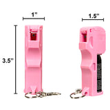 Burn Pepper Spray for Self Defense 1/2oz Keychain Case Pink