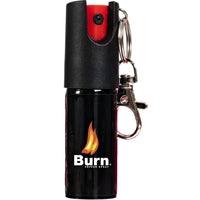 Burn Pepper Spray for Self Defense 1/2oz Keychain Case