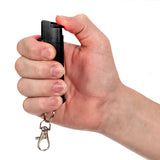 Burn Pepper Spray for Self Defense 1/2oz Keychain Case Black