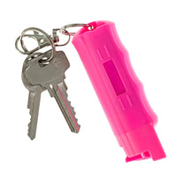 Burn Pepper Spray Self Defense 1/2oz Keychain Case Pink