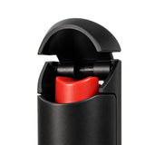 BURN 3-in-1 Max Strength Pepper Spray for Self Defense, Built in 130dB Personal Safety Alarm and LED Flashlight, USB Rechargeable Black