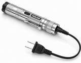 POLICE Stun Gun M12 - Max Voltage Metal Rechargeable With LED Flashlight - Grey