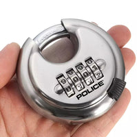 Police Combination Padlock Keyless 4 Digit Heavy Duty Lock