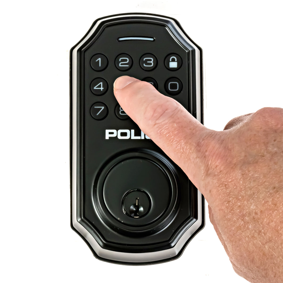 Police Surelock Police Keyless Entry Door Lock with Keypad - Smart Deadbolt Lock