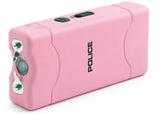 POLICE Stun Gun 800 - Max Voltage Rechargeable With LED Flashlight - Pink