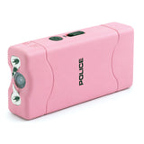 POLICE Stun Gun 800 - Max Voltage Rechargeable With LED Flashlight - Pink