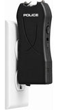 POLICE Stun Gun 398 - Max Voltage Rechargeable With LED Flashlight - Black