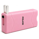 POLICE Stun Gun 800 - Max Voltage Rechargeable With LED Flashlight - Pink