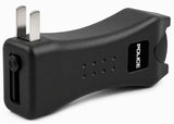 POLICE Stun Gun 618 - Max Voltage Mini Rechargeable With LED Flashlight - Black