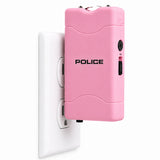 POLICE Stun Gun 800 - Max Voltage Rechargeable With LED Flashlight - Pink