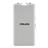 POLICE Stun Gun 800 USB Rechargeable Taser Flashlight White