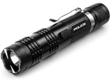 POLICE Stun Gun M12 - Max Voltage Metal Rechargeable With LED Flashlight - Black