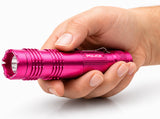 POLICE Stun Gun M12 - Max Voltage Metal Rechargeable With LED Flashlight - Pink