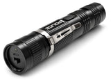 POLICE Stun Gun M12 - Max Voltage Metal Rechargeable With LED Flashlight - Black