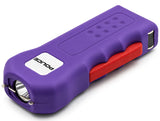 POLICE Stun Gun 512 - Max Voltage Mini Rechargeable With LED Flashlight - Purple