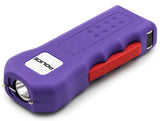 POLICE Stun Gun 512 - Max Voltage Mini Rechargeable With LED Flashlight - Purple