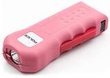 POLICE Stun Gun 512 - Max Voltage Mini Rechargeable With LED Flashlight - Pink